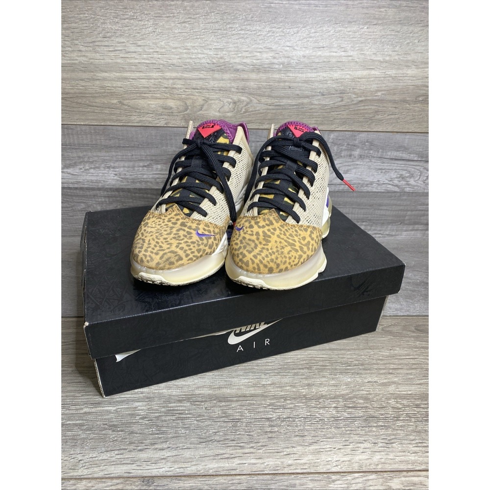 Nike LeBron XIX 19 Low Safari Rattan Beige Sail White DM1058-200 Men 4 Women 5.5